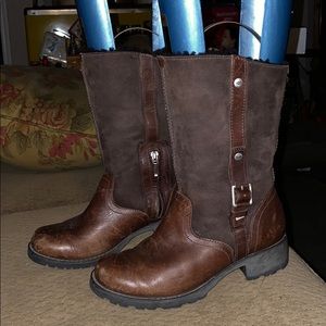 Ugg leather suede boots booties shoe